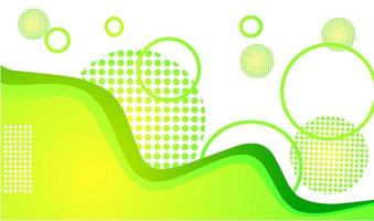 green abstract background with yellow gradient. can be used as a cover, poster, banner or something else vector