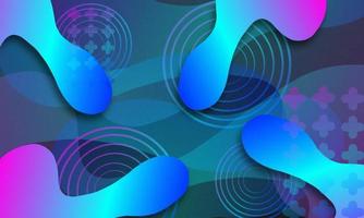 Blue dark abstract background can be used as a cover, poster, banner or something else vector