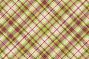 Tartan plaid pattern with texture and summer color. vector