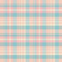 Tartan plaid pattern with texture and summer color. vector