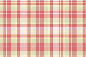 Tartan plaid pattern with texture and summer color. vector