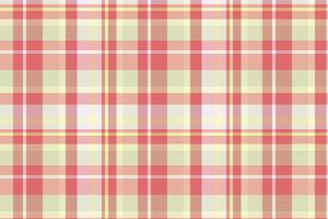 Tartan plaid pattern with texture and summer color. vector