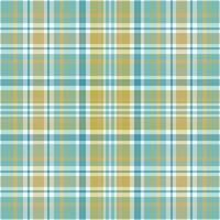 Tartan plaid pattern with texture and summer color. vector