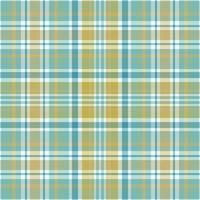 Tartan plaid pattern with texture and summer color. vector