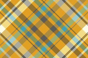Tartan plaid pattern with texture and summer color. vector