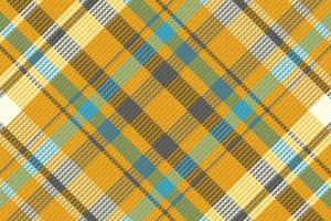 Tartan plaid pattern with texture and summer color. vector