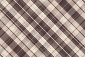 Tartan plaid pattern with texture and warm color. vector
