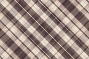 Tartan plaid pattern with texture and warm color. vector