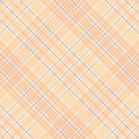 Tartan plaid pattern with texture and warm color. vector