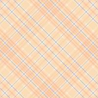 Tartan plaid pattern with texture and warm color. vector