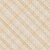 Tartan plaid pattern with texture and warm color. vector