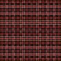 Tartan plaid pattern with texture and warm color. vector