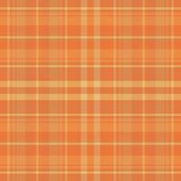 Tartan plaid pattern with texture and warm color. vector