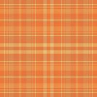 Tartan plaid pattern with texture and warm color. vector