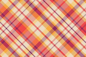 Tartan plaid pattern with texture and summer color. vector