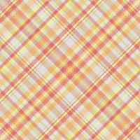 Tartan plaid pattern with texture and summer color. vector