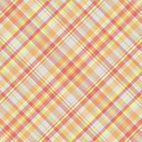 Tartan plaid pattern with texture and summer color. vector