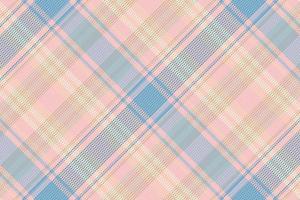 Tartan plaid pattern with texture and summer color. vector