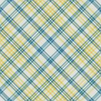 Tartan plaid pattern with texture and summer color. vector