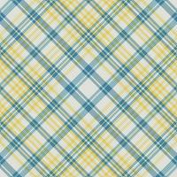 Tartan plaid pattern with texture and summer color. vector