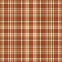 Tartan plaid pattern with texture and warm color. vector