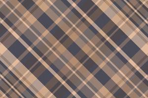 Tartan plaid pattern with texture and warm color. vector