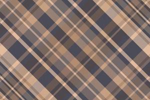 Tartan plaid pattern with texture and warm color. vector