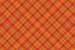 Tartan plaid pattern with texture and warm color. vector