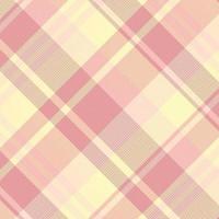 Tartan plaid pattern with texture and warm color. vector