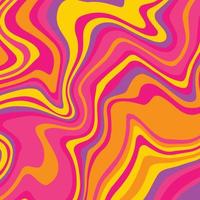 Abstract psychedelic groovy background. vector