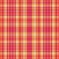 Tartan plaid pattern with texture and summer color. vector