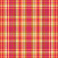 Tartan plaid pattern with texture and summer color. vector