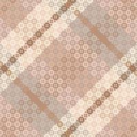 Tartan plaid pattern with texture and warm color. vector