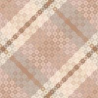 Tartan plaid pattern with texture and warm color. vector