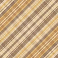 Tartan plaid pattern with texture and warm color. vector