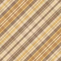 Tartan plaid pattern with texture and warm color. vector