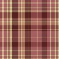 Tartan plaid pattern with texture and warm color. vector