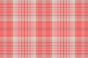 Tartan plaid pattern with texture and warm color. vector