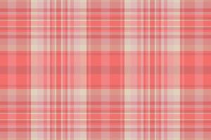 Tartan plaid pattern with texture and warm color. vector