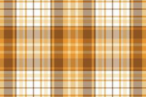 Tartan plaid pattern with texture and warm color. vector