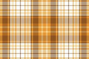 Tartan plaid pattern with texture and warm color. vector