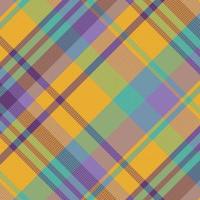 tartan plaid pattern background with vintage color. vector