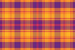Tartan plaid pattern with texture and warm color. vector