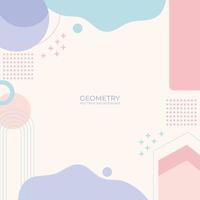 abstract background with geometric shapes vector