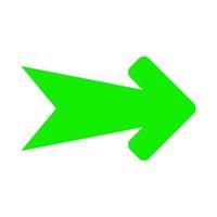 Arrow on white background vector