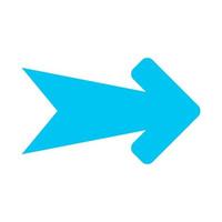 Arrow on white background vector