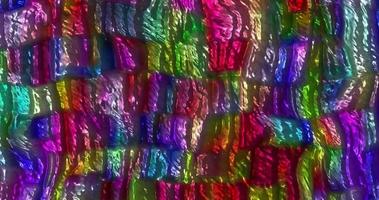 abstrakt färgglad geometrisk animation. flerfärgad flytande bakgrund. vacker gradient konsistens, rörlig abstrakt mångfärgad bakgrund video