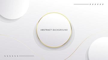 Abstract minimalist white background vector