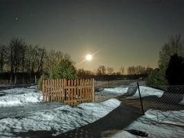 spring night in a Russian village travel nature photo