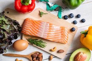 Healthy eating food low carb, Ketogenic diet concept photo
